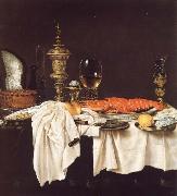 Willem Claesz Heda Still life with a Lobster oil painting artist